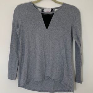 Two by Vince Camuto Gray Long Sleeve; XS